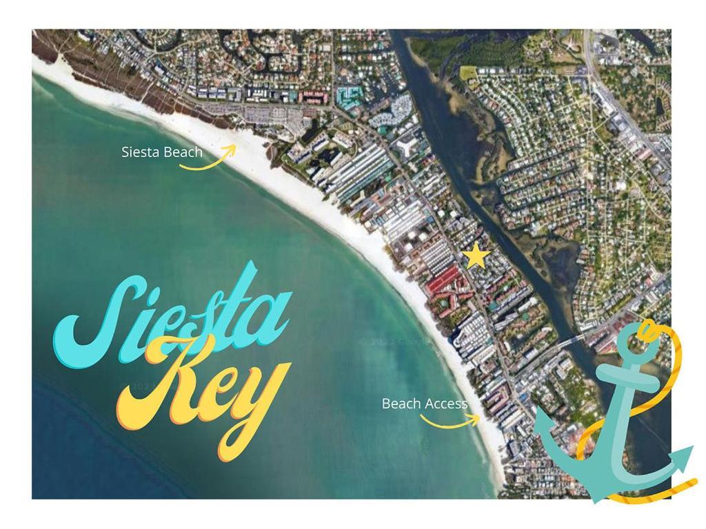 דירות Siesta Key Escape Ground Floor Steps To Heated Pool And Free Trolley מראה חיצוני תמונה
